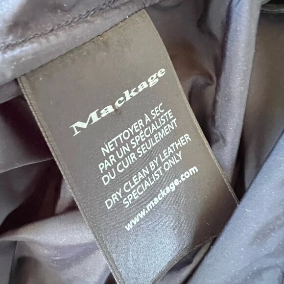 Mackage Men’s Hooded Lightweight Nylon Zip Jacket Navy Blue Size 38 M - Picture 5 of 7